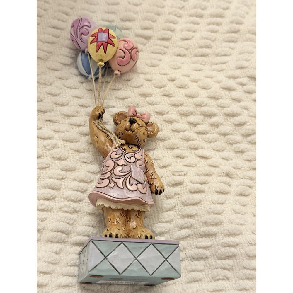 New JIM SHORE Boyds Bears Penny McLovely Take Me Away Bear Balloons 3654/65 - Picture 13 of 16